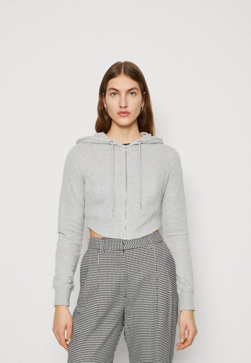 Even&Odd Sweatjacke - Mottled Light Grey 3 Even&Odd Sweatjacke - Mottled Light Grey