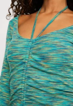 Even&Odd Jerseykleid - Mottled Green -Outfit Verkauf 08bd60d4a62f46eeb87fc38e8dc15704