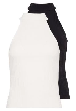 Even&Odd 2 PACK - Top - Off-white/black -Outfit Verkauf 0ab46b55cb3e4eb48154bc0279480cde 1