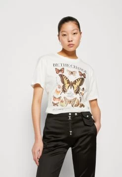 Even&Odd T-Shirt Print - Off-white -Outfit Verkauf 0be667ed18b0471eb24a27bf809d8658