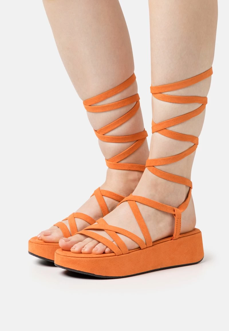 Even&Odd Plateausandalette - Orange 3 Even&Odd Plateausandalette - Orange