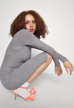 Even&Odd V AUSSCHNITT RIPP MINI STRICKKLEID - Etuikleid - Mottled Grey -Outfit Verkauf 1cb9bb6a27254b0ea1b025c59b0ad877