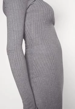 Even&Odd V AUSSCHNITT RIPP MINI STRICKKLEID - Etuikleid - Mottled Grey -Outfit Verkauf 1f8fbb2a76bf4ee2b83734e82cbffa23