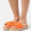 Even&Odd Pantolette Flach - Orange -Outfit Verkauf 22c41c9b99804d0ba105677a97a70577
