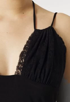 STRAPPY LACE INSERT OPEN NECKLINE MINI BODYCON DRESS - Cocktailkleid/festliches Kleid - Black -Outfit Verkauf 2382b38ff9ed4632b08853cac1187bbe