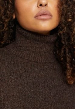 Even&Odd Strickkleid - Dark Brown -Outfit Verkauf 23bbf19227f14f91a251f2dcade80cd9