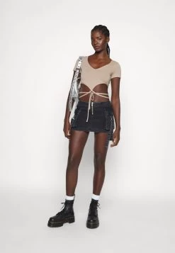 Even&Odd T-Shirt Print - Taupe -Outfit Verkauf 26a578370a394fc8937d0efa2a6a414f