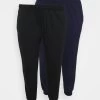 2er PACK - SLIM FIT JOGGERS - Jogginghose - Black/blue -Outfit Verkauf 28b14d51df90470d98efdddd21827bd2