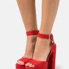 Even&Odd High Heel Sandalette - Red 2 Even&Odd High Heel Sandalette - Red -Outfit Verkauf 28fe6984b6214f30bf44901a37030090