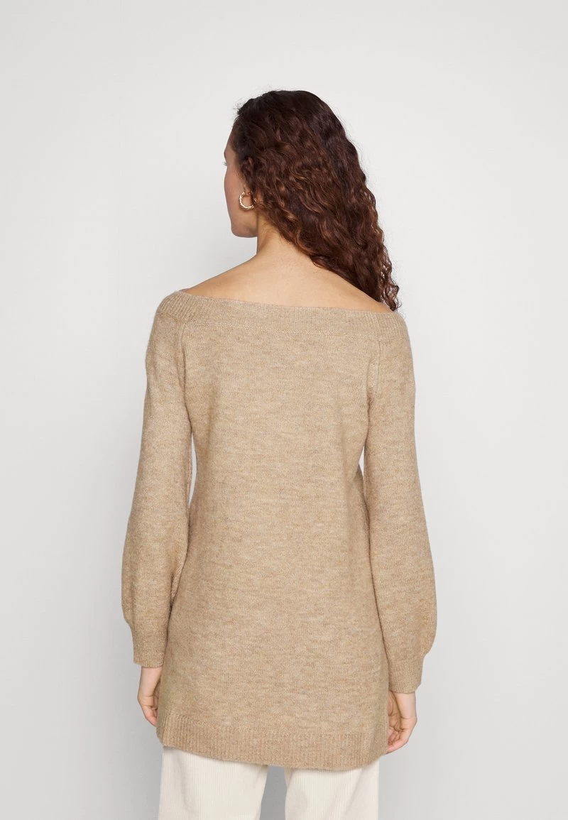 Even&Odd SCHULTERFREI MINI STRICKKLEID - Strickkleid - Camel 5 Even&Odd SCHULTERFREI MINI STRICKKLEID - Strickkleid - Camel – Bild 3