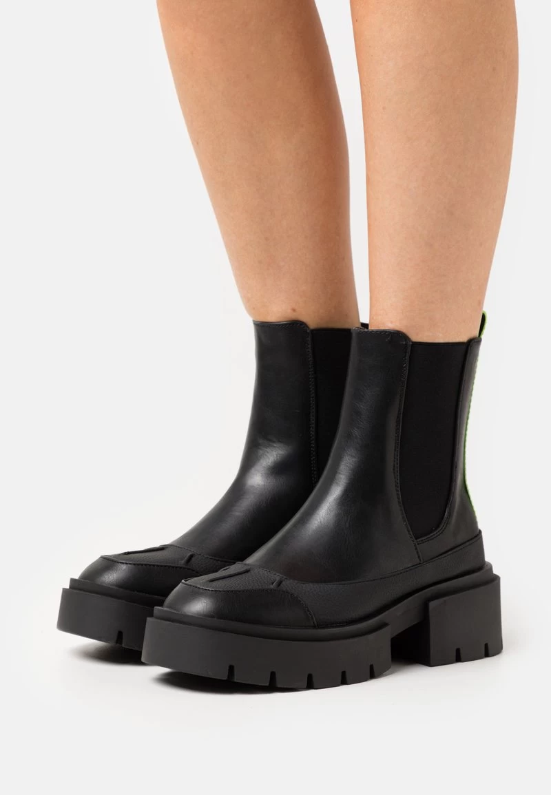 Even&Odd WINTER BOOT - Plateaustiefelette - Black 3 Even&Odd WINTER BOOT - Plateaustiefelette - Black