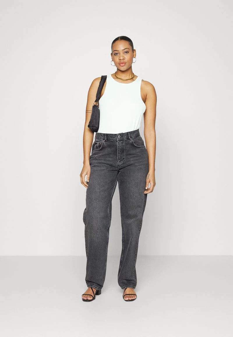 2 PACK - Top - White/ Brown 3 2 PACK - Top - White/ Brown