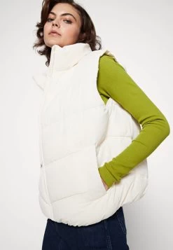 Even&Odd Weste - Off-white -Outfit Verkauf 3589ba7f66064e0aa1a45173bb6e715a