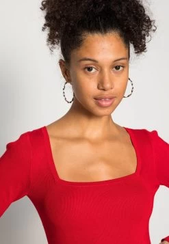 Even&Odd ECKIGER AUSSCHNITT MINI STRICKKLEID - Strickkleid - Red -Outfit Verkauf 358f9f3f0a264359a9e95beaadd53790