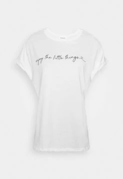 Even&Odd MANDALA ENJOY THE LITTLE THINGS TEE - T-Shirt Print - White -Outfit Verkauf 36002838ae3544e0bae6297b26918a8a