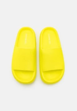 Even&Odd Pantolette Flach - Yellow/green -Outfit Verkauf 3831256b6e1e4d09bc488013034f6a07