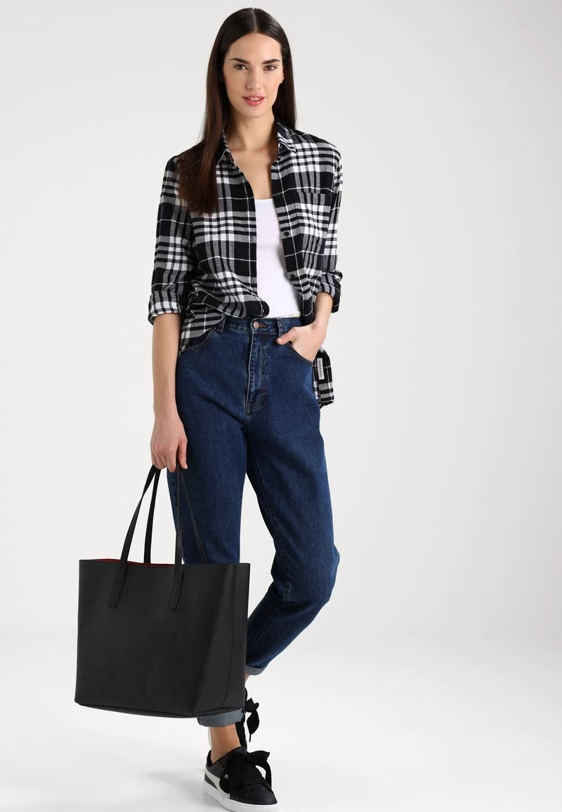 Even&Odd Shopping Bag - Black/red 3 Even&Odd Shopping Bag - Black/red