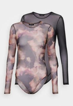 Even&Odd 2in1 - T-Shirt Print - Black/multi-coloured -Outfit Verkauf 4083aec608a441f0bbcb3fe71ae63dfe