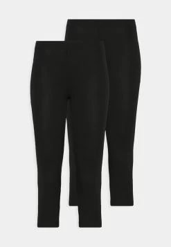 Even&Odd 2 PACK - Leggings - Hosen - Black -Outfit Verkauf 4a130668a4ff429d93e37d4561131505