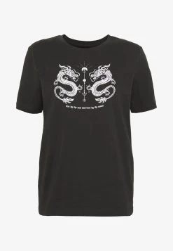 Even&Odd HATTIE MIRRORED DRAGONS TEE - T-Shirt Print - 801 - Anthracite 12 Even&Odd HATTIE MIRRORED DRAGONS TEE - T-Shirt Print - 801 - Anthracite -Outfit Verkauf 54594f3f1a68411f91b995c2d9de91ce