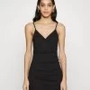 Even&Odd STRAPPY WARP MINI BODYCON PUNTO DRESS - Etuikleid - Black 1 Even&Odd STRAPPY WARP MINI BODYCON PUNTO DRESS - Etuikleid - Black -Outfit Verkauf 57af3be0035b48dfae386e117f525b88