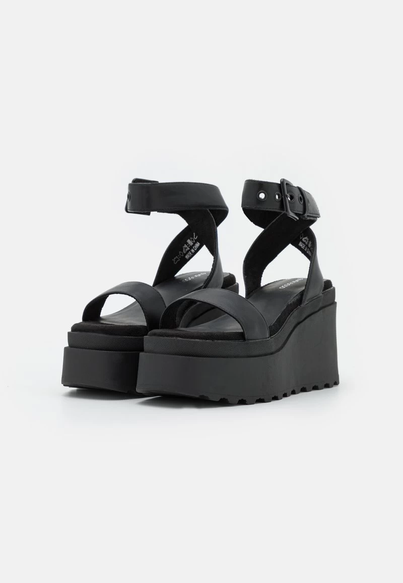 Even&Odd Plateausandalette - Black 5 Even&Odd Plateausandalette - Black – Bild 3