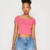Even&Odd T-Shirt Basic - Pink -Outfit Verkauf 62d9713cc59b4b08819b843036d1c4cb