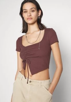 Even&Odd T-Shirt Print - Brown -Outfit Verkauf 685b30aeccd34434961bb9772fd577b8