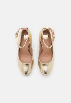 Even&Odd Plateaupumps - Gold -Outfit Verkauf 6a020c7e88584e87a31768a8e87c87b8