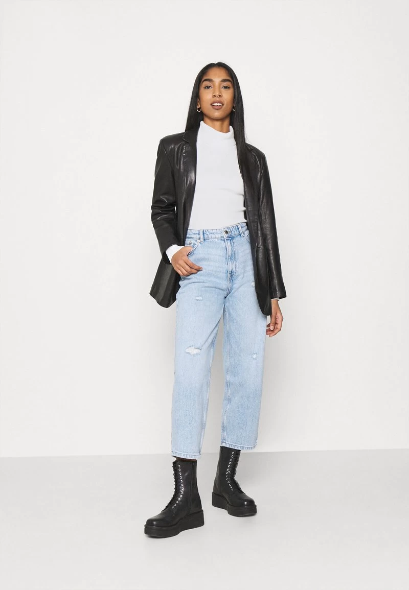 Even&Odd CROPPED TURTLE NECK 2 PACK - Strickpullover - Black/ White 3 Even&Odd CROPPED TURTLE NECK 2 PACK - Strickpullover - Black/ White