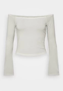 Even&Odd LONGSLEEVE SHOULDER DROP WHITE - Top - White -Outfit Verkauf 6f43894249d643df9b46e22537ed79c6