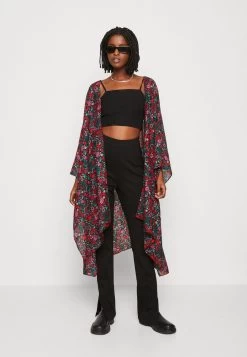 Even&Odd FLORAL - Leichte Jacke - Red -Outfit Verkauf 76213ba0d8014fbe9c50ffa0b62ff859