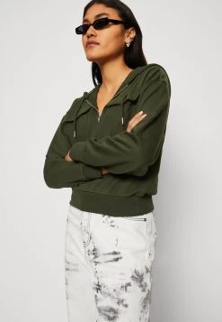 Even&Odd Sweatshirt - Dark Green -Outfit Verkauf 7f46afdb0cf546b1ada572117f417636
