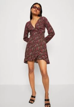 Even&Odd Freizeitkleid - Black/pink -Outfit Verkauf 822430b252c84e0a8c81cb95b98d5072