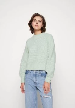 Even&Odd MOSS STITCH JUMPER - Strickpullover - Light Green -Outfit Verkauf 9f9f2f84b81446678be2c3cd6ed9f8e8