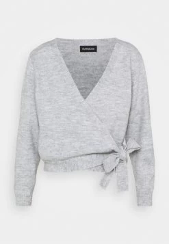 Even&Odd Strickpullover - Mottled Light Grey