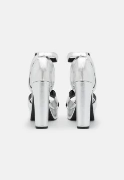 Even&Odd High Heel Sandalette - Silver -Outfit Verkauf a58774608d3f4cecad2978ba27cc1143