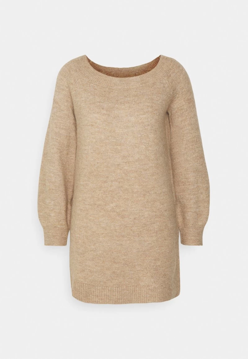 Even&Odd SCHULTERFREI MINI STRICKKLEID - Strickkleid - Camel 6 Even&Odd SCHULTERFREI MINI STRICKKLEID - Strickkleid - Camel – Bild 4