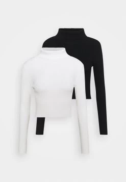 Even&Odd CROPPED TURTLE NECK 2 PACK - Strickpullover - Black/ White 13 Even&Odd CROPPED TURTLE NECK 2 PACK - Strickpullover - Black/ White -Outfit Verkauf ab80f7e617654e94a6ec0dc086796d5b