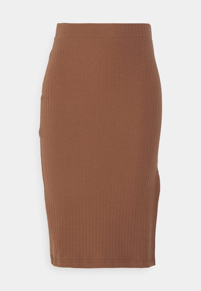 PENCIL SKIRT WITH SLIT - Bleistiftrock - Brown 6 PENCIL SKIRT WITH SLIT - Bleistiftrock - Brown – Bild 4