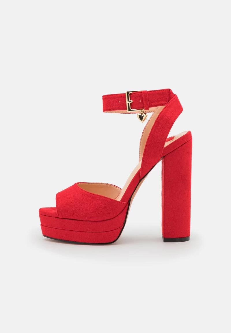 Even&Odd High Heel Sandalette - Red 4 Even&Odd High Heel Sandalette - Red – Bild 2