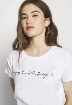 Even&Odd MANDALA ENJOY THE LITTLE THINGS TEE - T-Shirt Print - White -Outfit Verkauf b79bfd8f100649eaa0366db7373f35b5