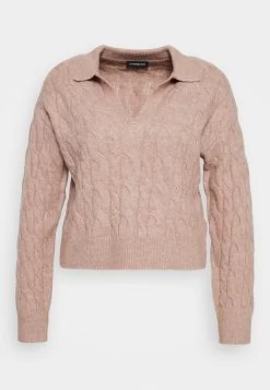 Even&Odd Strickpullover - Taupe -Outfit Verkauf b98a9803bbc1445b858bc3e41b2b1187