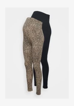 2 PACK - Leggings - Hosen - Black/multi-coloured -Outfit Verkauf bec655475c4f477094edf605ec88be71