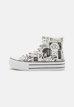 Even&Odd DISNEY D100 - Sneaker High - Black/white