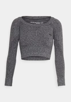 SEAMLESS CROPPED LONGSLEEVE - Langarmshirt - Black -Outfit Verkauf c26c793dde0643688894badc0a11629d