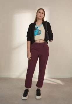 Even&Odd Stoffhose - Purple -Outfit Verkauf cb2c838182c743ccb5b6249945442a1a