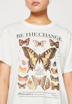 Even&Odd T-Shirt Print - Off-white -Outfit Verkauf ce060e767390416fbd62157e44883652