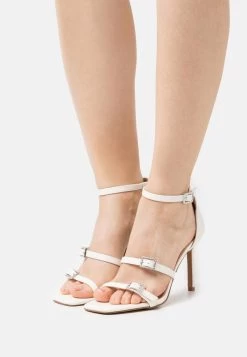 High Heel Sandalette - White