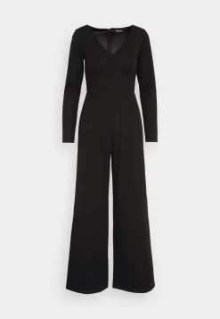 Even&Odd WIDE LEG LONG SLEEVES BODICE - Jumpsuit - Black -Outfit Verkauf dee1c6a6dfe040bc851a5efb9f6f3be6